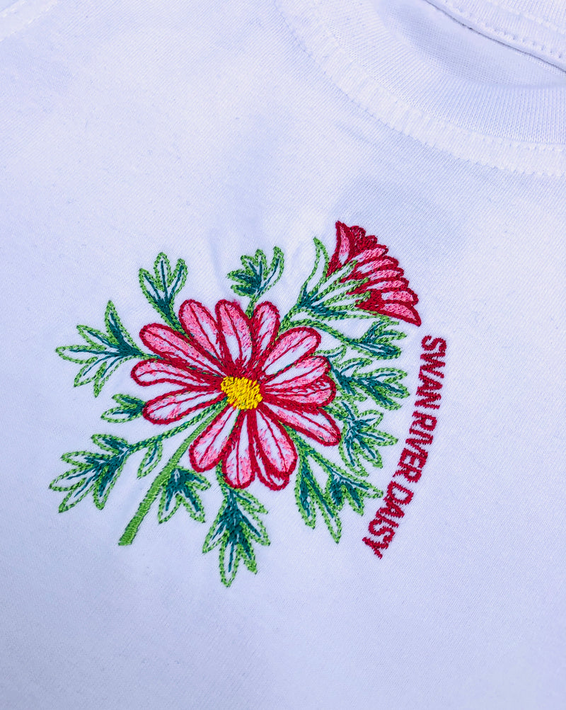 Swan River Daisy L/S Crewneck Shirt Girls