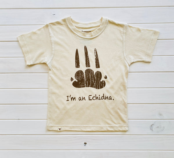 I'm an Echidna.1 Bone Crew Tee