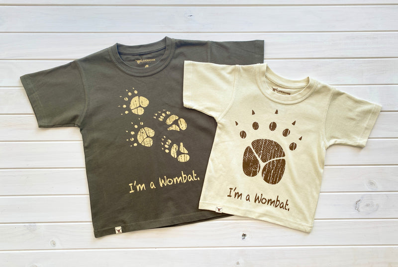 I'm a Wombat.2 Olive Crew Tee