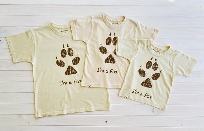 Fox paw print in size 10, 2 and 00 pictured.