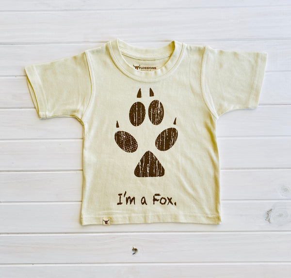 I'm a Fox.1 Bone Crew Tee