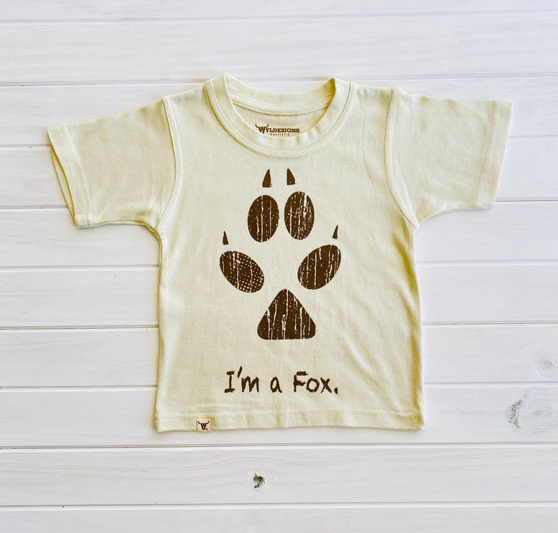 I'm a Fox.1 Bone Crew Tee