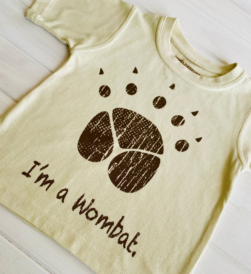 I'm a Wombat.1 Bone Crew Tee