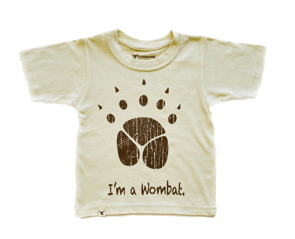 I'm a Wombat.1 Bone Crew Tee