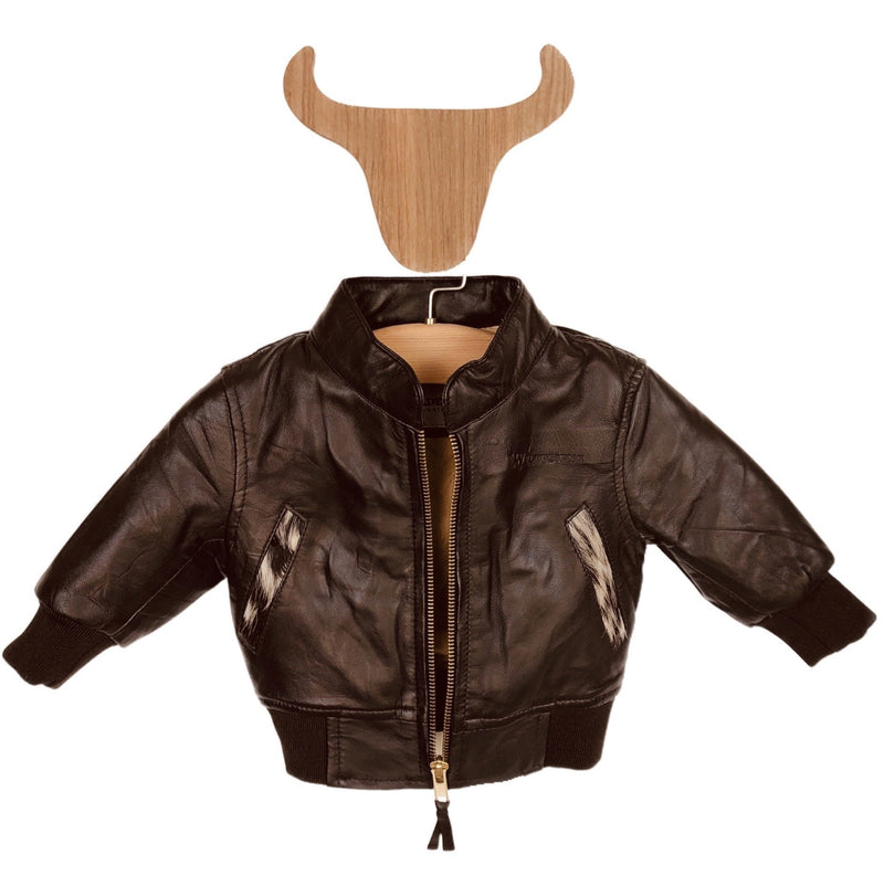 Roeben Bomber Brown Leather Jacket Bubs